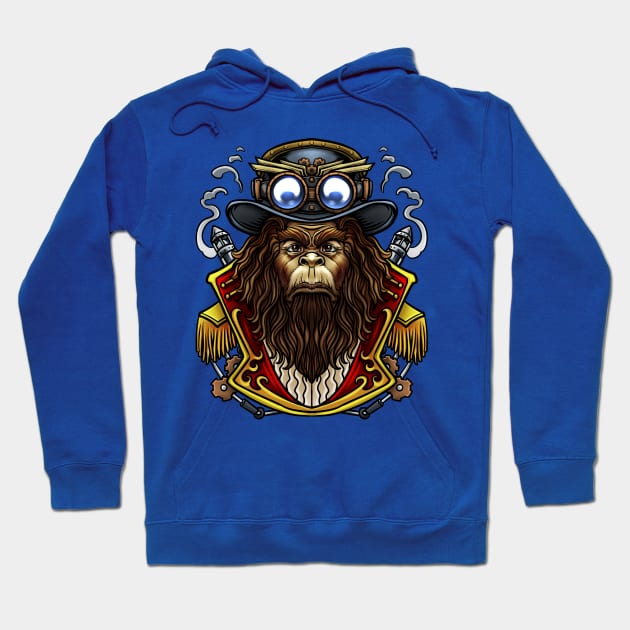 Steampunk Bigfoot Hoodie by AngelFlame